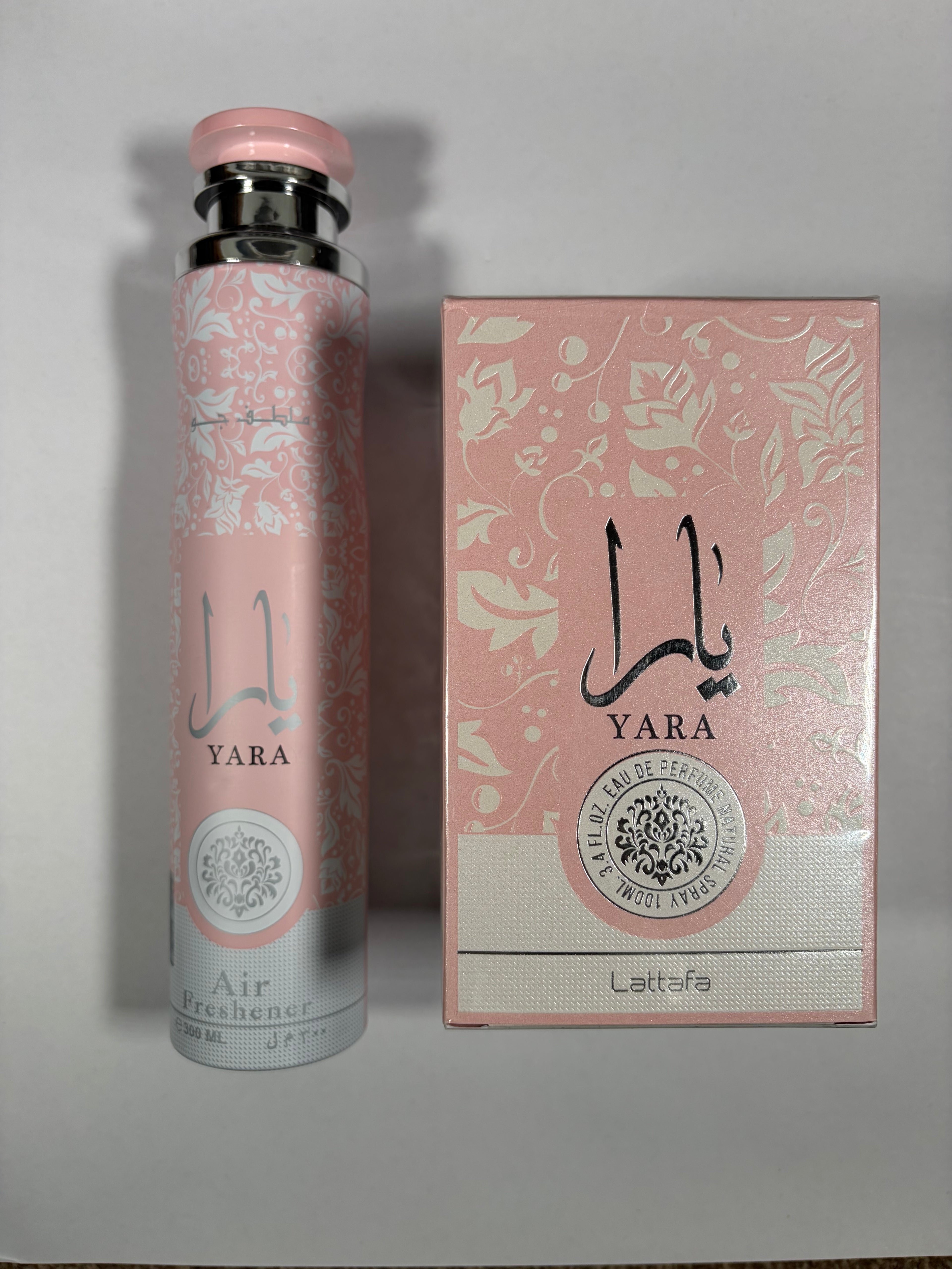 Lattafa Yara Pink & Lattafa Yara Pink Air Freshener Bundle