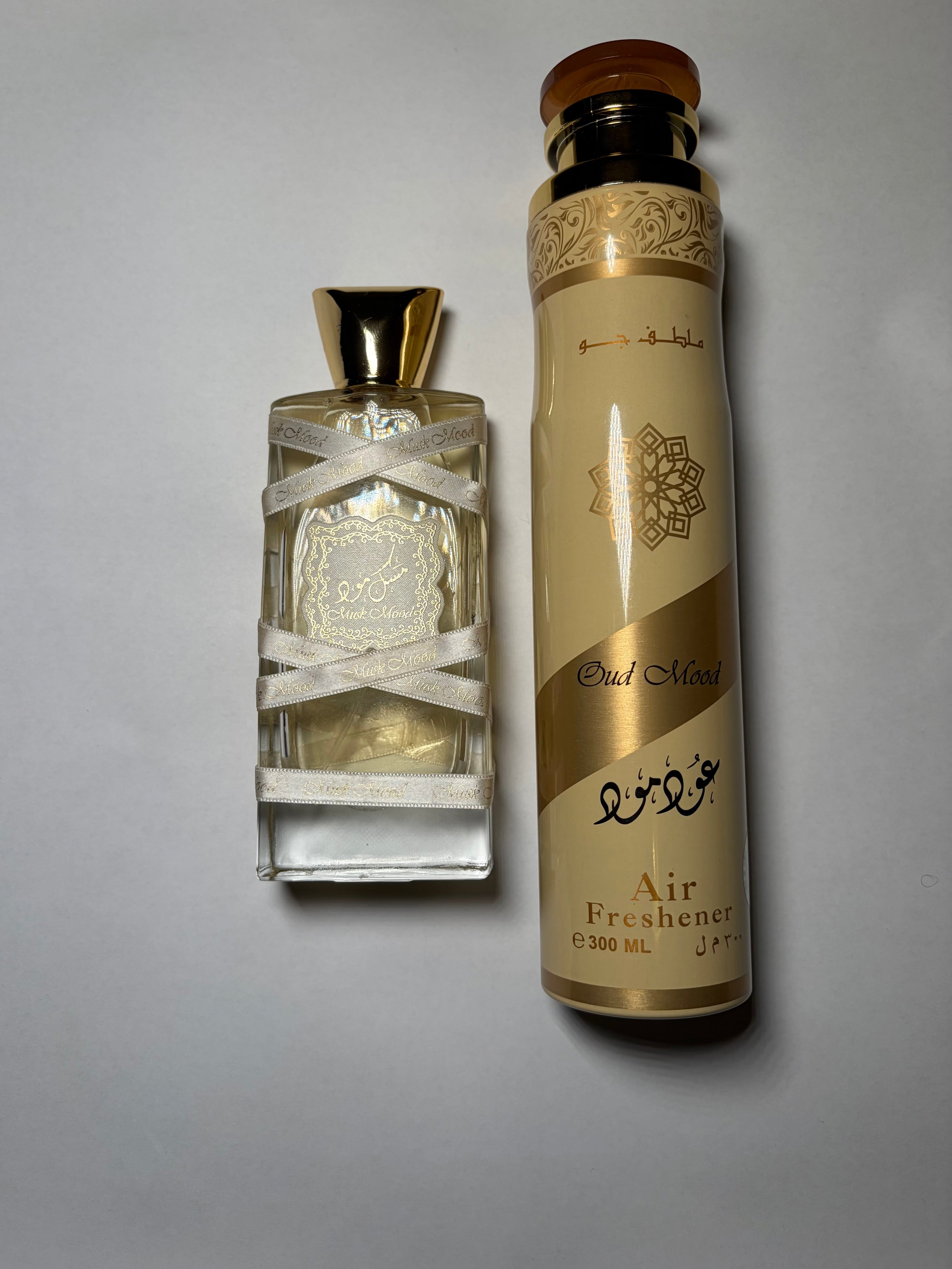 Lattafa Musk Mood & Lattafa Oud Mood Air Freshener Bundle